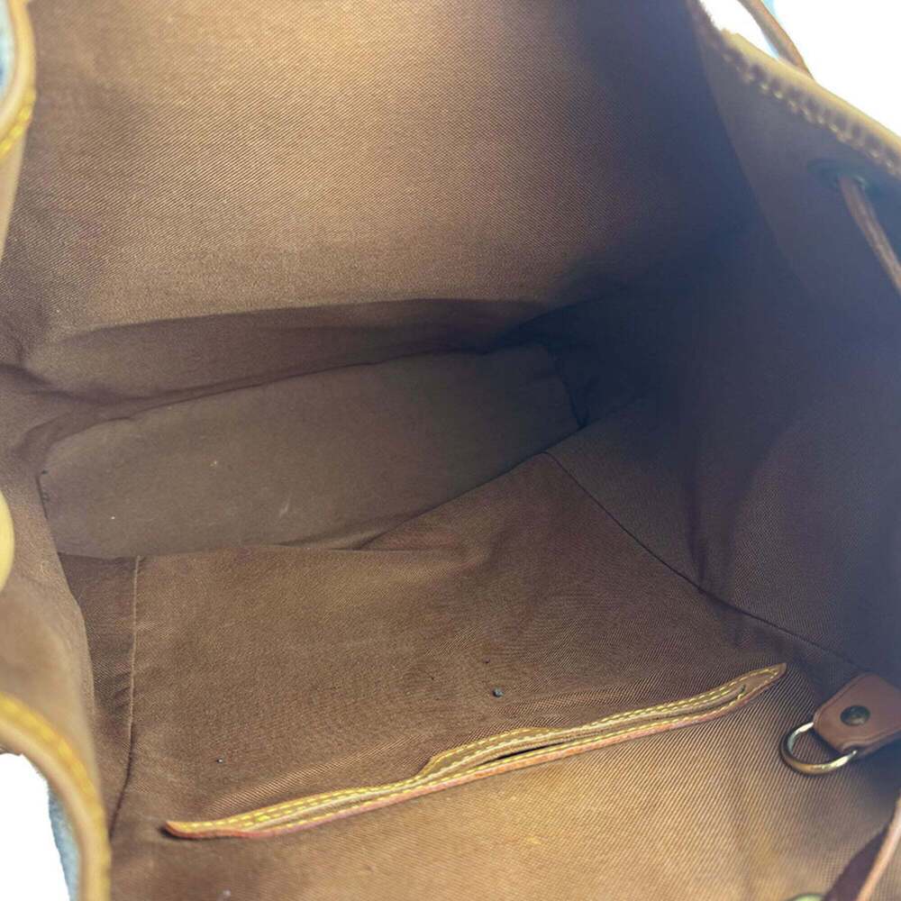 LOUIS VUITTON Brown Monogram Canvas Backpack - Picture 5 of 13